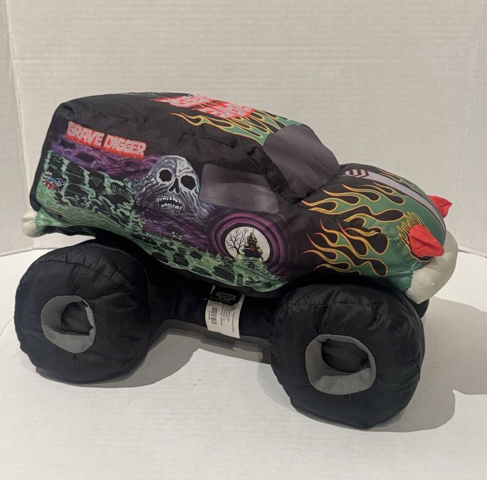 Monster Jam Grave Digger Plush Monster Truck 14”  Stuffed Toy